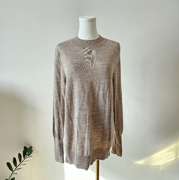 Badgley mischka Size L 100% merino wool long sleeve - Picture 1 of 6